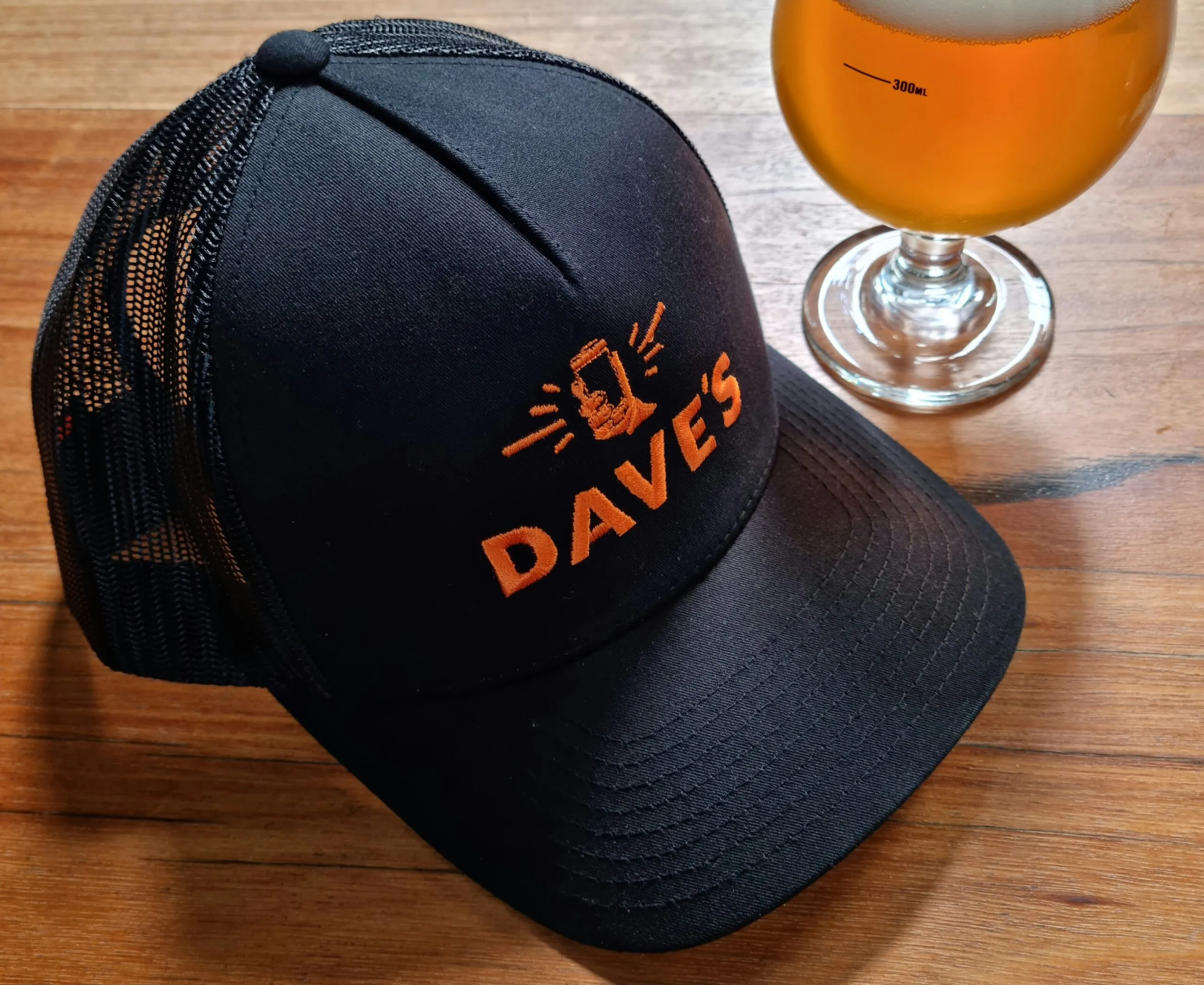Dave's Tours cap, front view